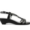 Women's London Fog Meadow Wedge Sandals -Heeled Sandals Shop 1 1084