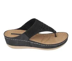 Women's GC Shoes Kiara Wedge Flip-Flops