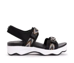 Women's MUK LUKS Roller Derby Platform Sandals