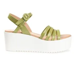 Women's Journee Collection Mirrage Platform Sandals