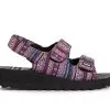Women's MUK LUKS Wave Curl Platform Sandals -Heeled Sandals Shop 1 1456