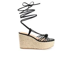 Women's Journee Collection Catalinn Espadrille Platform Wedges -Heeled Sandals Shop 1 1475