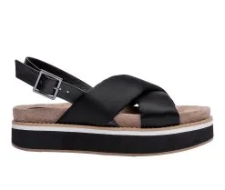 Women's Jane And The Shoe Alma Flatform Sandals