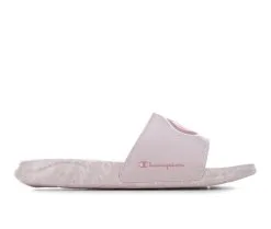 Girls' Champion Little Kid & Big Kid Mega Script Repeat Sport Slides