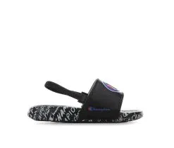 Boys' Champion Toddler Mega Script Repeat Sport Slides