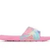 Girls' Puma Big Kid Cool Cat Ice Cream Swirl Jr Sport Slides -Heeled Sandals Shop 1 1868