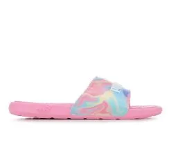 Girls' Puma Big Kid Cool Cat Ice Cream Swirl Jr Sport Slides