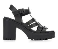 Women's MIA Jayda Lugged Heel Sandals