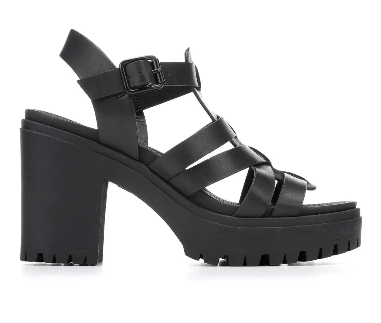 Women's MIA Jayda Lugged Heel Sandals 4 Women's MIA Jayda Lugged Heel Sandals - Image 2