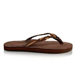 Women's Rainbow Sandals Flirty Braidy 301ALTSB Flip-Flops