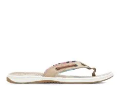 Women's Sperry Seafish Floral Flip-Flops