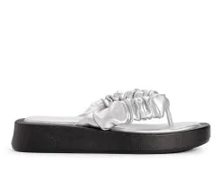 Women's MUK LUKS Club Maimi Platform Flip Flops