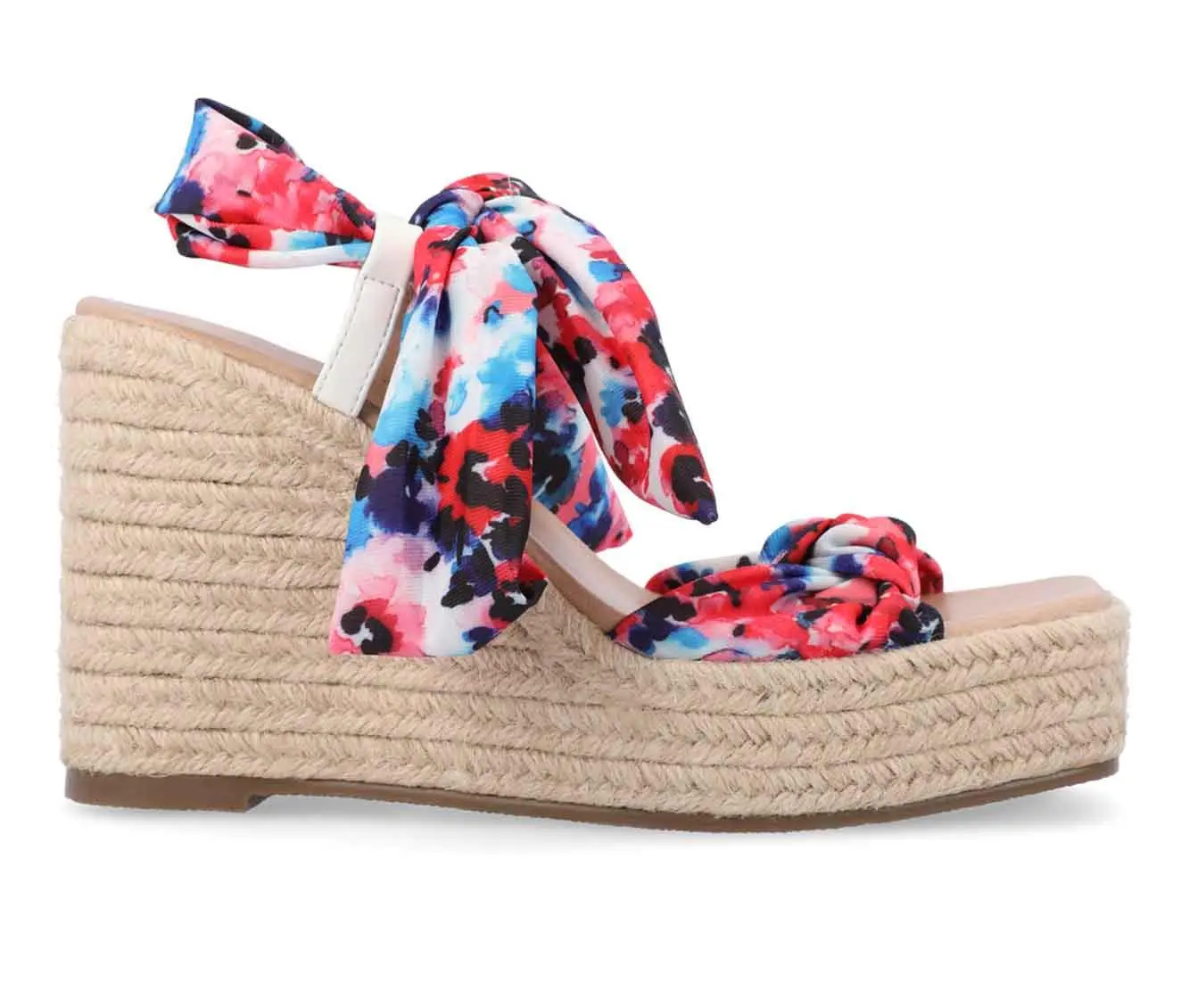 Women's Journee Collection Surria Espadrille Wedge Sandals 4 Women's Journee Collection Surria Espadrille Wedge Sandals - Image 2