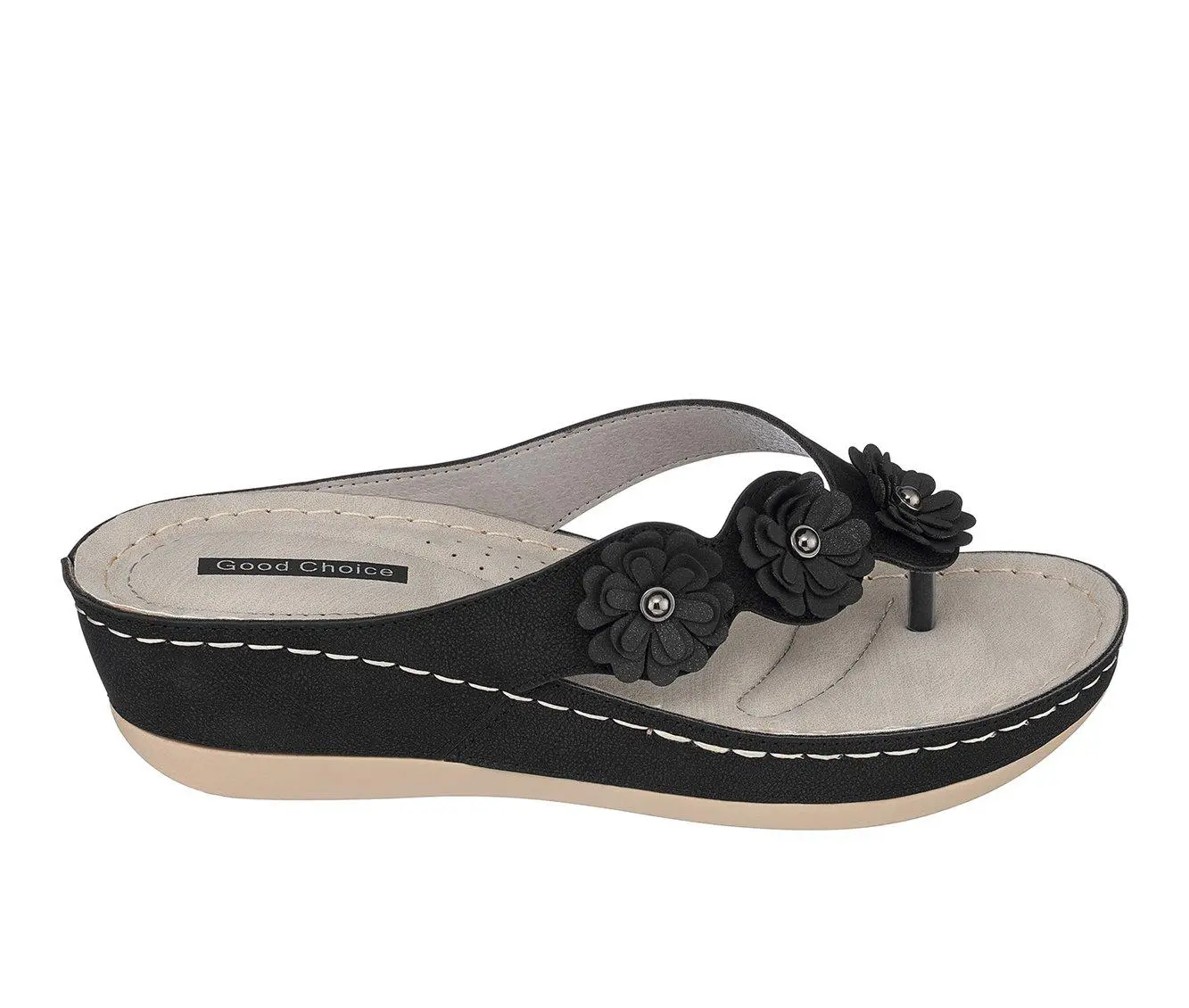 Women's GC Shoes Ammie Wedge Flip-Flops 4 Women's GC Shoes Ammie Wedge Flip-Flops - Image 2