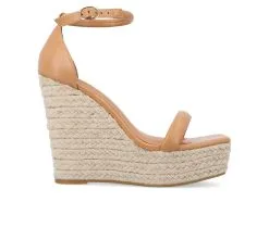 Women's Journee Collection Olesia Espadrille Wedge Sandals -Heeled Sandals Shop 1 999