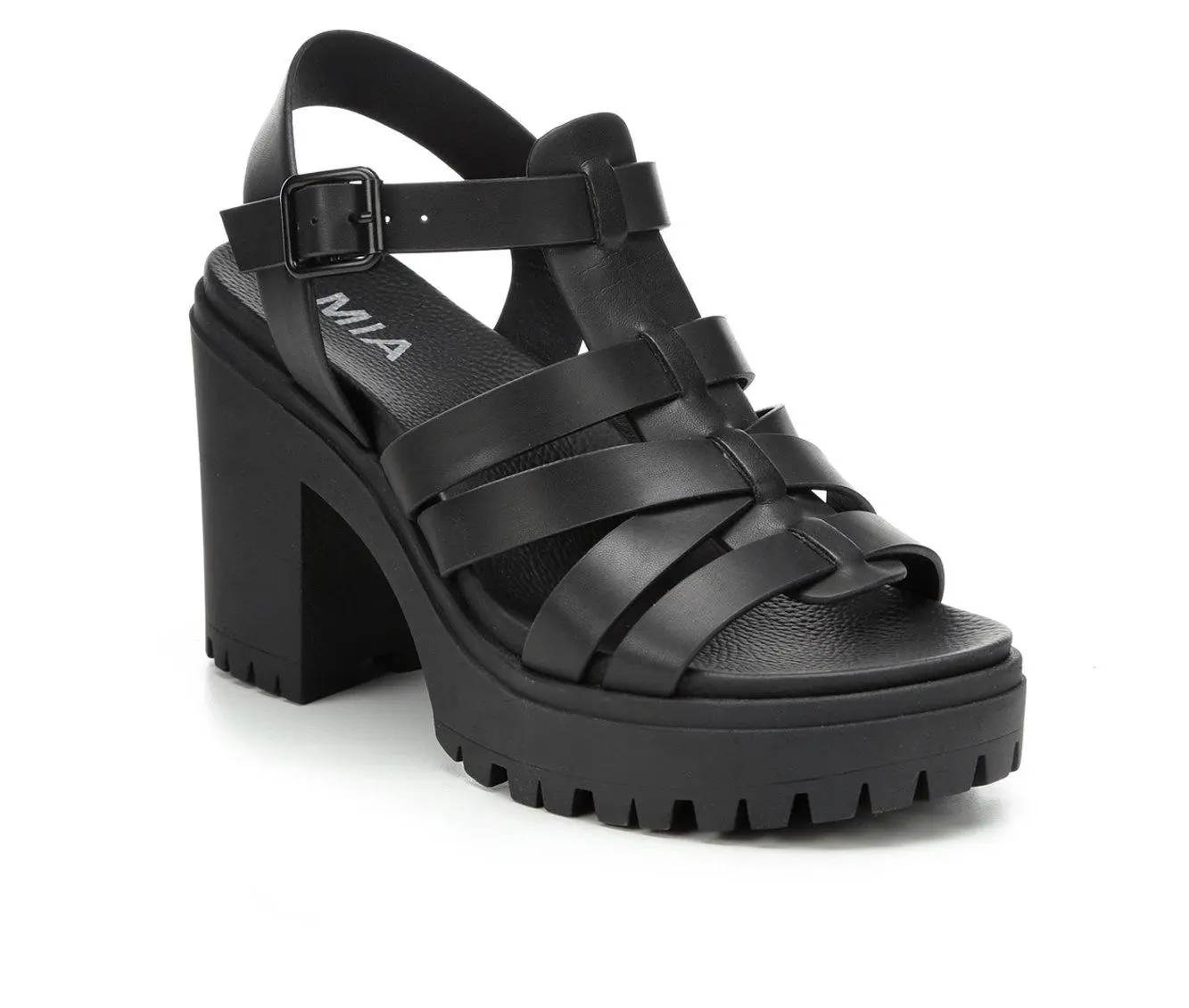 Women's MIA Jayda Lugged Heel Sandals 5 Women's MIA Jayda Lugged Heel Sandals - Image 3