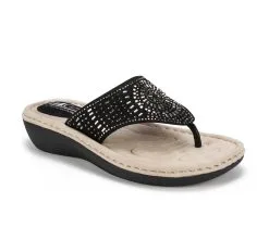 Women's Cliffs By White Mountain Cienna Flip-Flops -Heeled Sandals Shop 2 151