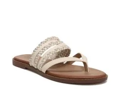 Women's Zodiac Cary-Woven Flip-Flops -Heeled Sandals Shop 2 161