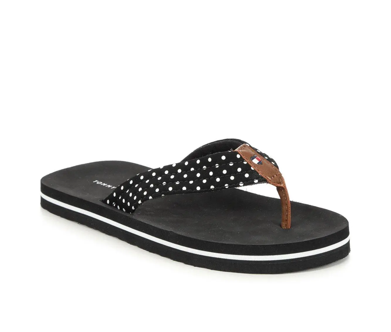 Girls' Tommy Hilfiger Little Kid & Big Kid Casey Dots Flip-Flops 5 Girls' Tommy Hilfiger Little Kid & Big Kid Casey Dots Flip-Flops - Image 3