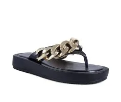 Women's London Rag Zing Flip-Flop Sandals -Heeled Sandals Shop 2 170