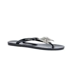 Women's Olivia Miller Becky Flip-Flops -Heeled Sandals Shop 2 196