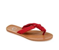 Women's Journee Collection Brindle Flip-Flops -Heeled Sandals Shop 2 275