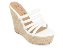 Women's Journee Collection Cynthie Espadrille Wedge Sandals -Heeled Sandals Shop 2 322