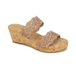 Women's XOXO Janice Wedge Sandals -Heeled Sandals Shop 2 341