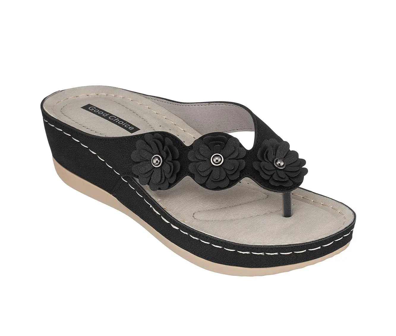 Women's GC Shoes Ammie Wedge Flip-Flops 5 Women's GC Shoes Ammie Wedge Flip-Flops - Image 3