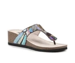 Women's White Mountain Cordoba Wedge Sandals -Heeled Sandals Shop 2 386