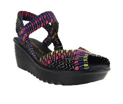Women's Bernie Mev Fame Slip-On Platform Wedges -Heeled Sandals Shop 2 410