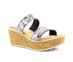 Women's Love And Liberty Sunset Blvd Platform Wedge Sandals -Heeled Sandals Shop 2 444