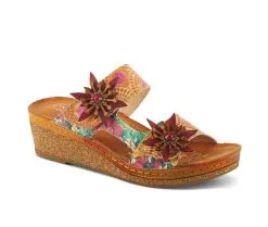 Women's L'Artiste Polka Wedge Sandals -Heeled Sandals Shop 2 449