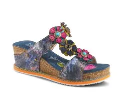 Women's L'Artiste Berti Wedge Footbed Sandals -Heeled Sandals Shop 2 490