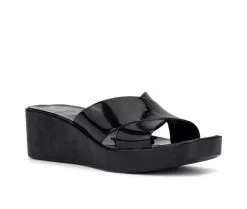 Women's Olivia Miller Karen Wedge Sandals -Heeled Sandals Shop 2 508