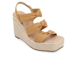 Women's Journee Collection Santorynn Espadrille Wedge Sandals -Heeled Sandals Shop 2 509