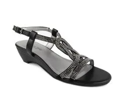 Women's London Fog Meadow Wedge Sandals -Heeled Sandals Shop 2 542