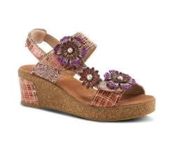 Women's L'Artiste Radd-Geo Wedge Sandals -Heeled Sandals Shop 2 563