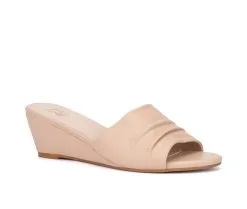 Women's New York And Company Bea Wedge Sandals -Heeled Sandals Shop 2 576