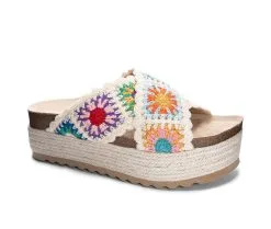 Women's Dirty Laundry Plays Platform Footbed Sandals -Heeled Sandals Shop 2 651