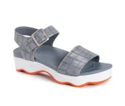 Women's MUK LUKS Roller Skate Platform Sandals -Heeled Sandals Shop 2 672