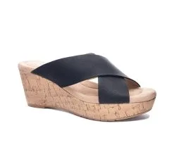 Women's CL By Laundry Dream Day Platform Wedge Sandals -Heeled Sandals Shop 2 678