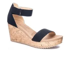 Women's CL By Laundry Kaya Wedge Sandals -Heeled Sandals Shop 2 691