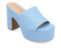 Women's Journee Collection Enyya Platform Heeled Sandals -Heeled Sandals Shop 2 694