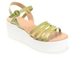 Women's Journee Collection Mirrage Platform Sandals -Heeled Sandals Shop 2 700