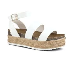 Women's Patrizia Synthetic Leather Platform Sandals -Heeled Sandals Shop 2 763