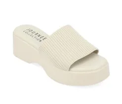 Women's Journee Collection Emani Platform Sandals -Heeled Sandals Shop 2 776