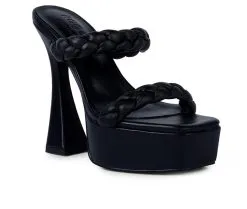 Women's Rag & Co Pin Dress Sandals -Heeled Sandals Shop 2 794