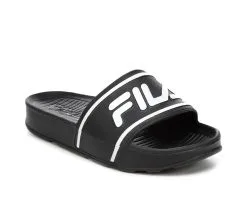 Boys' Fila Little Kid & Big Kid Sleek Slide ST Sport Slides -Heeled Sandals Shop 2 830
