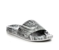 Women's Skechers Cali Pop Ups - Lovely Marble Sport Slides -Heeled Sandals Shop 2 855